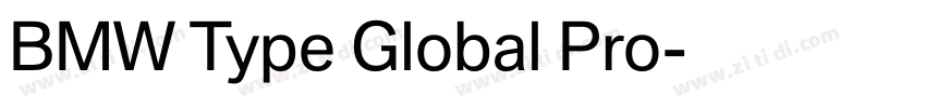 BMW Type Global Pro字体转换 BMW Type Global Pro字体转换
